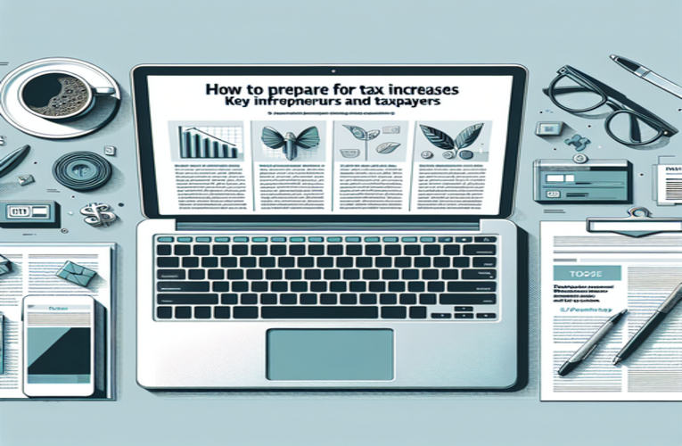 Jak przygotować się na wzrost podatków – kluczowe informacje dla przedsiębiorców i podatników