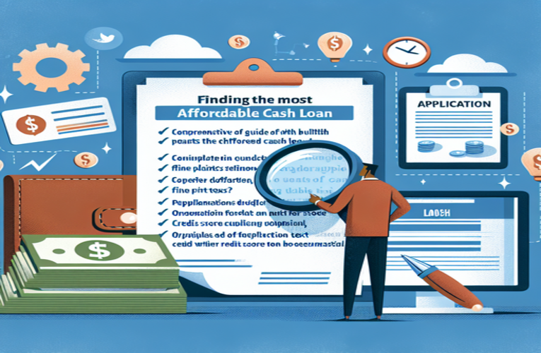 Jak znaleźć najtańszy kredyt gotówkowy – praktyczny przewodnik po wniosku dokumentach i ocenie zdolności kredytowej